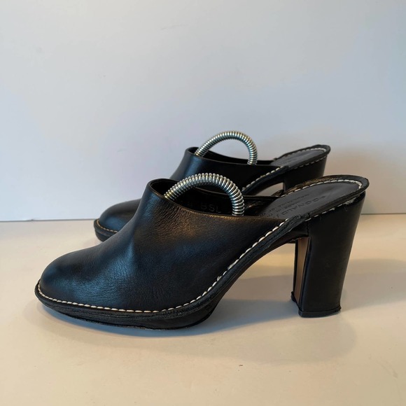 Donald J. Pliner Women Black Mules Business Heels US 8.5M - Picture 3 of 9